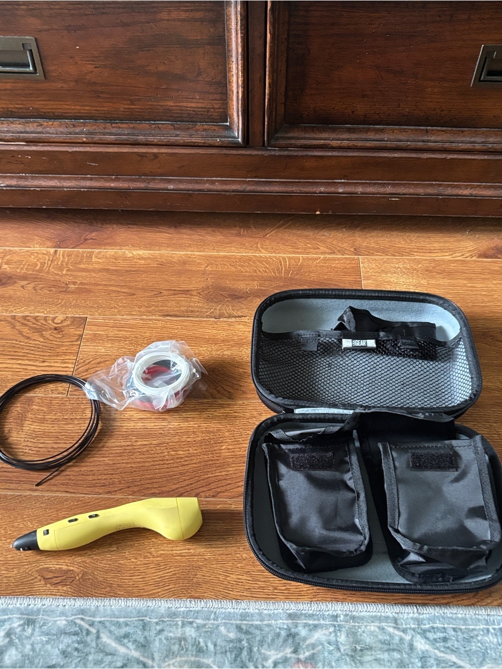 Yellow 3D Printing Pen with Carry Case